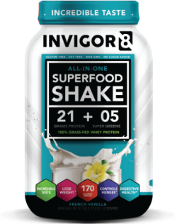 BRL INVIGOR8 Superfood Shake - Vanilla - 645 grams
