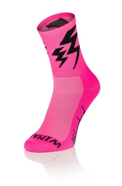 Lightning Socks - Fluo Pink