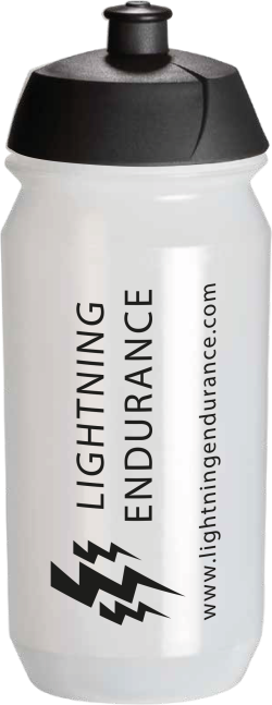 Lightning Bidon - Transparant - White - 500 ml