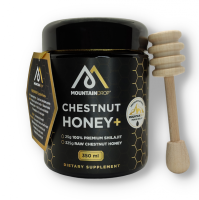MOUNTAINDROP Raw Chestnut Honey & 100% Mumijo Shilajit - 350 ml