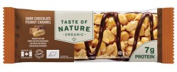 Taste of Nature - Dark Chocolate Peanut Caramel - 16 x 40g