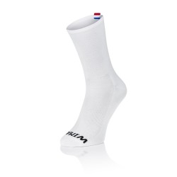 Winaar Full White Cycling Socks - Dutch Label