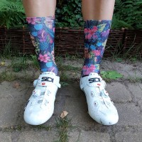 Winaar Flowers Cycling Socks