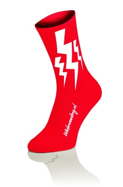 Lightning Socks - Red